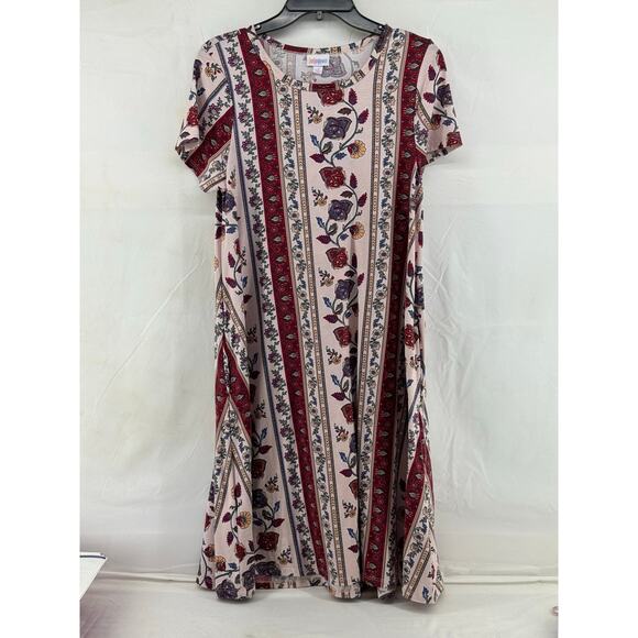Lularoe Dresses & Skirts - Lularoe Small floral dress with pockets